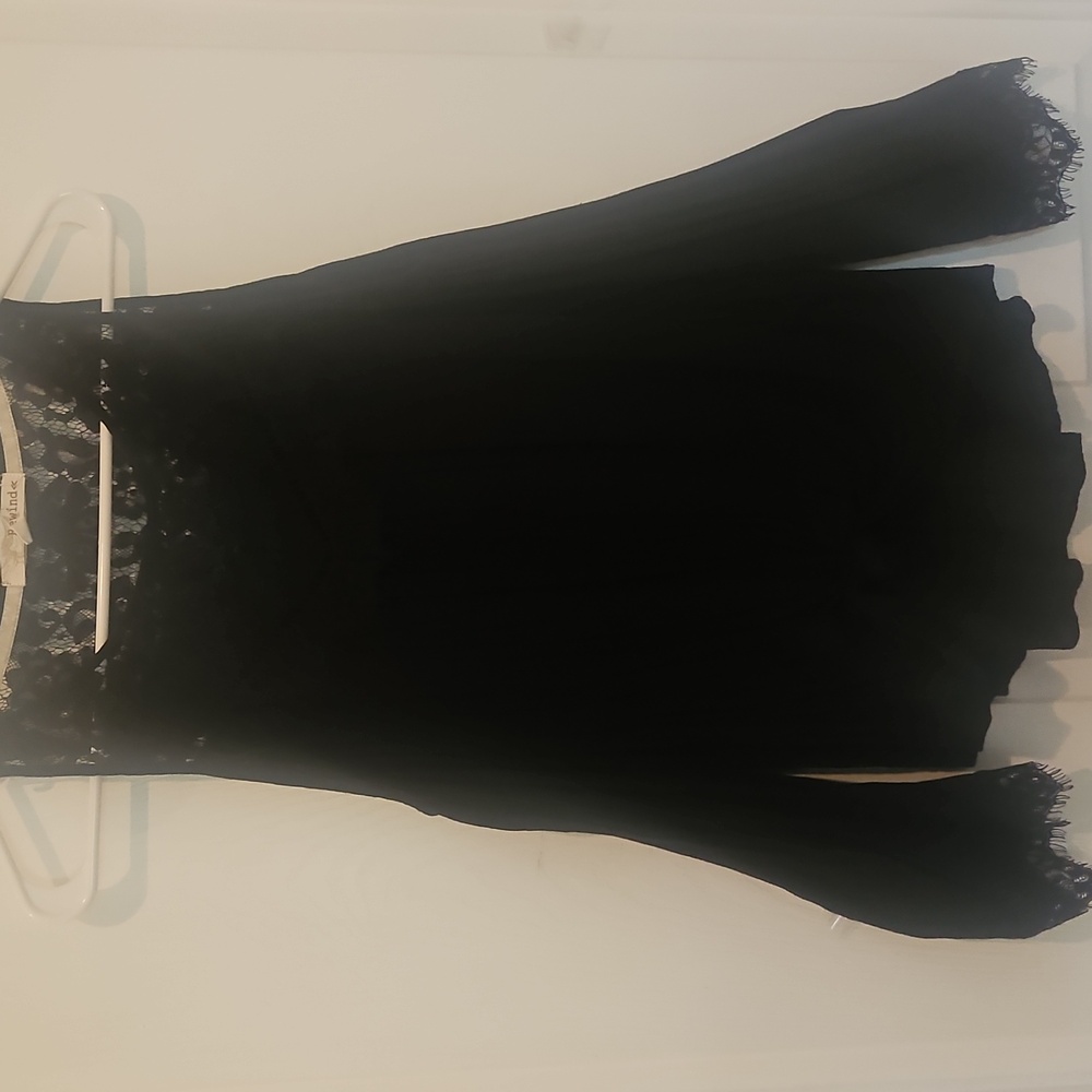 Elegant Black Lace Women's Top
